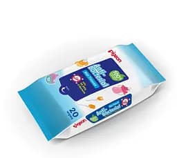 Влажные детские салфетки Pigeon с антибактериальным эффектом, 20 шт. (26350)