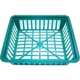 Корзина для луковиц Form-Plastic Квадратная 27х25х7 см зеленая (1265-017)