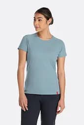Женская футболка Rab Syncrino Base Tee Womens 12 Голубой