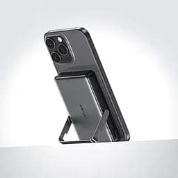 УМБ Acefast Magnetic Wireless 10000mAh 22.5W PD,QC 3.0 USB-C In/Out, QI 15W, with holder M17 Black - мініатюра 7