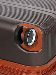 Валіза велика L ABS-пластик Worldline Airtex 629 76×52×30см 110л Коричнева - мініатюра 12