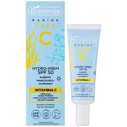 Гидрокрем Bielenda C Marine Care глубоко увлажняющий SPF 50, 40 мл