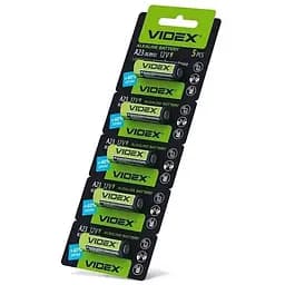 Батарейка A23 (MN21), щелочная, Videx, 5 шт, 12V, Blister