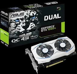 Відеокарта GeForce GTX 1050 Ti 4GB Asus Dual OC (DUAL-GTX1050TI-O4G) Б/В