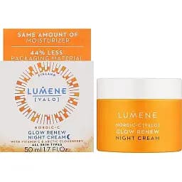 Крем для обличчя Lumene Valo Glow Renew нічний для сяяння шкіри 50 мл - мініатюра 2