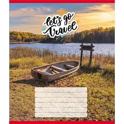 Тетрадь ученическая "Село" Leader 012-500342K-5 в клеточку, 12 листов