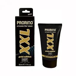 Крем эрекционный увеличивающий объем Prorino XXL Cream for men - gold edition 50 ml