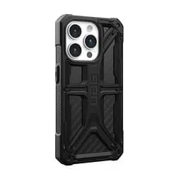 Протиударний чохол UAG Monarch Series Carbon Fiber для iPhone 15 Pro (114278114242) - мініатюра 3