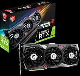 Видеокарта GeForce RTX 3060 Ti 8GB MSI Gaming Z Trio LHR (RTX 3060 Ti GAMING Z TRIO 8G LHR) Б/У