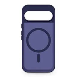 Чехол для Google Pixel 9 Pro XL, Uniq MagCase, синий, противоударный, панель-накладка с MagSafe, ударопрочный TPU+PC, с магнитом MagSafe, поддержка полноценной беспроводной зарядки, ArmorStandart (ARM80916) - мініатюра 2