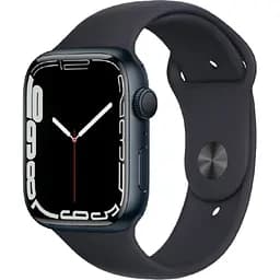 Смарт-годинник Apple Watch Series 7 GPS 41mm Midnight Aluminum Case with With Midnight Sport Band (MKMX3) [60282]