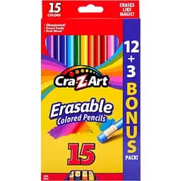 Карандаши цветные Cra-Z-Art с резинкой 15 шт. (10459CRA)