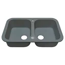 Кухонна мийка Adamant Twins 765x470x190 сірий 299223, Сірий - мініатюра 2