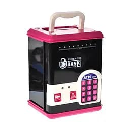 Дитяча скарбничка-сейф YG Toys WF-3015H(Pink) музика, світло, пароль, імітація відбитка