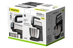 Міксер стаціонарний з чашею кухонний Maestro MR-551 540Вт чорний - мініатюра 5