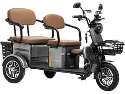 Електроскутер Триколісний 4-місний Crosser TR-4 VAGON (1000W, 72V,24Ah) Сірий - мініатюра 2