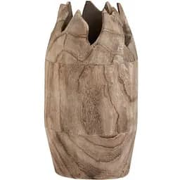 Ваза J-Line фигурная из дерева манго 40 см (1122)