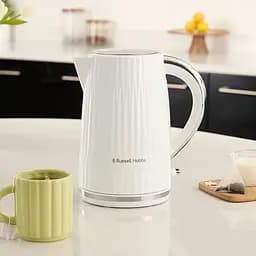 Russell Hobbs Електрочайник Eden, 1.7л, нержавіюча сталь, пластик, білий - мініатюра 7