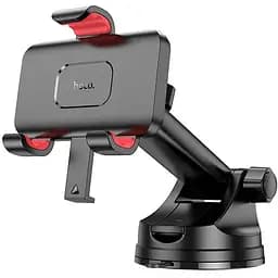 Холдер Hoco H22 Dragon automatic clamping car holder center console Красный и Черный