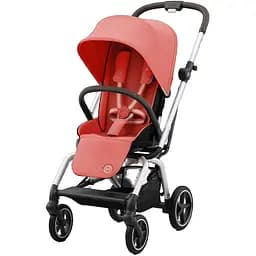 Прогулочная коляска Cybex Eezy S Twist+ 2 SLV Hibiscus Red, коралловая (522001127)