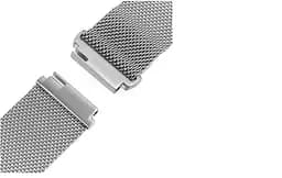 Металевий ремінець Watchbands Milanese Loop Samsung Gear S3 Samsung Galaxy Watch 46mm Silver - срібний (WB004METALGREY) - мініатюра 4