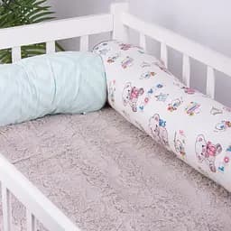 Валики-бортики MirSon Kids Time 18-0005 Kind Bear захисні білі 2 шт. - мініатюра 3