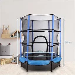 Батут HyperMotion Blue з сіткою 140 см (TRAMPOLINA MINI 55) - мініатюра 9