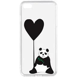 Чехол-накладка Toto Acrylic+TPU Print Case Apple iPhone 7/8/SE 2020 #53 Panda B Transparent