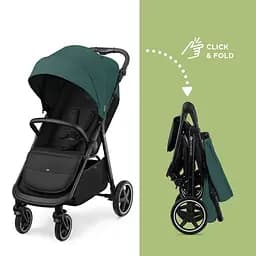 Прогулянкова коляска Kinderkraft Route, Platinum Grey (3953) - мініатюра 3