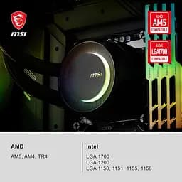 СВО MSI MAG CoreLiquid E360 White (MAG CoreLiquid E360 White) - мініатюра 3