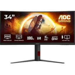 Монітор 34" AOC CU34G4 Curved UWQHD VA 180Hz (CU34G4)