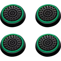 Накладки на стики Thumb Grips 4-pack для PS4/PS5/Xbox Black Dark Green [140815]
