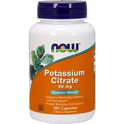 Калій Цитрат Now 99 мг 180 капсул