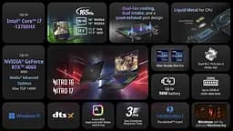 Ноутбук Acer Nitro 17 AN17-71 17.3' FHD IPS, Intel i5-13500HX, 16GB, F512FB, NVD4050-6, Lin, чорний (NH.QJGEU.003) - мініатюра 5