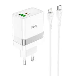 Блок живлення та кабель Hoco charger set N21 1 USB 1 Type-C 30 W