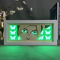 Світильник нічник 3D Неймовірні Пригоди ДжоДжо Джолін JoJo's Bizarre Adventure Jolyne 20 см NL3D JJ JC - мініатюра 2
