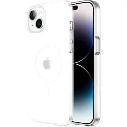 Чохол Vokamo Glacier для iPhone 15 з магнітом білий матовий