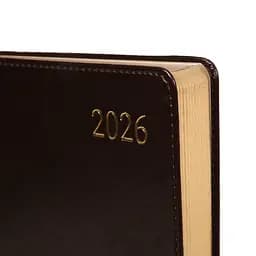 Щоденник записник А5 Leo Planner датований 2026 Aldento темно-коричневий 368 сторінок (252671) - мініатюра 2