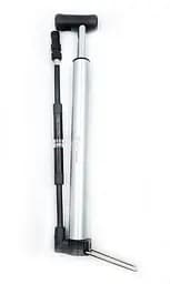 Насос велосипедний West Biking YP0711106 з манометром сріблястий (G0000926)