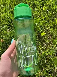 Пляшка для води та напоїв My Bottle 600 мл дорожня пластикова Зелена - мініатюра 2