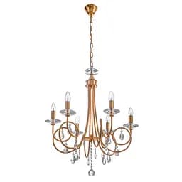 Люстра свічка Brille підвісна кришталева E14 60W G (BCL-408S/6)