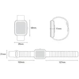 Смарт-годинник Xiaomi Haylou RS4 Max (LS17) синій - мініатюра 3