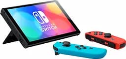 Портативна ігрова консоль Nintendo Switch OLED with Neon Blue and Neon Red Joy-Con - мініатюра 4