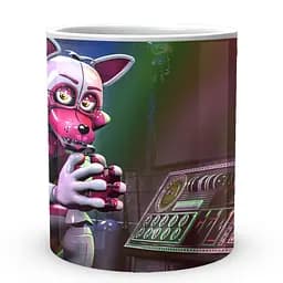 Кухоль GeekLand Five Nights At Freddys П'ять ночей з Фредді Funtime Foxy Сидить FN.02.389 330 мл білий - мініатюра 2