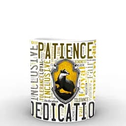 Кухоль GeekLand Harry Potter Гаррі Поттер Пуффендуй HP.02.073 330 мл білий