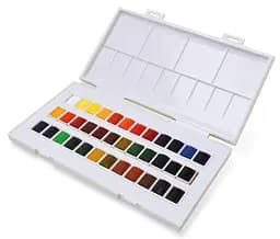 Набір акварелі для подорожей Sennelier серії "La Petite Aquarelle", 36 кольорів, 1/2 кювета, пластиковий пенал (N331682)