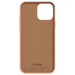 Силиконовый чехол для Apple iPhone 15 Pro Max, ICON2 Case, оранжевый, противоударный, панель, защита всего корпуса, матовая поверхность Soft Touch, выступает над дисплеем, совместим с защитными стеклами и пленками, с микрофиброй, ArmorStandart (ARM70534) - мініатюра 2