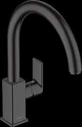 Змішувач Hansgrohe Vernis Shape 260 для кухні Matt Black 71871670 Чорний матовий