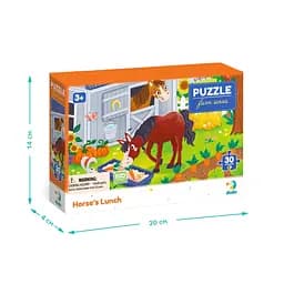 Дитячий пазл "Обід для коника" DoDo Toys 300684, 30 елементів - мініатюра 5