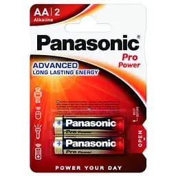 Батарейка Panasonic AA PRO POWER x 2 (LR6XEG/2BPR / LR6XEG/2BPU)